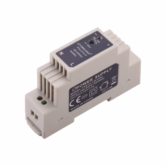 Ultra Slim Design-32mm 75W DIN Rail Mount AC-DC Power Supply with Active Pfc Feature and EMC Meets En55032
